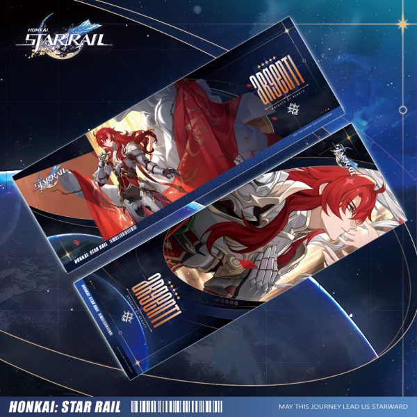 Закладки Голографические "Honkai Impact"  Аргенти