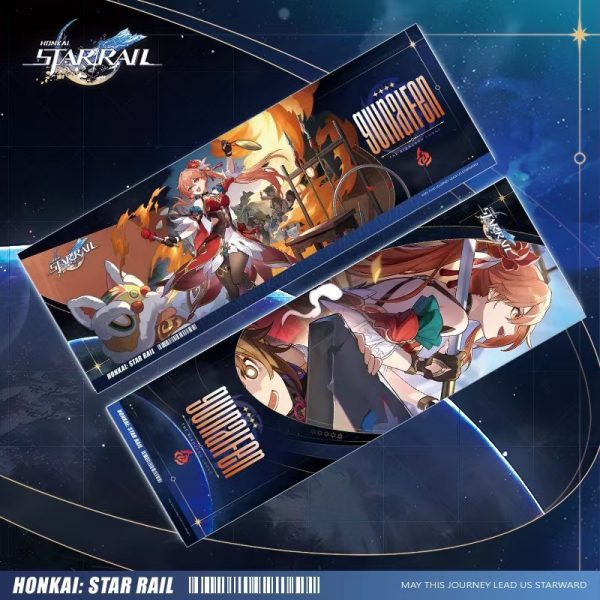 Закладки Голографические "Honkai Impact" Гуйанфей