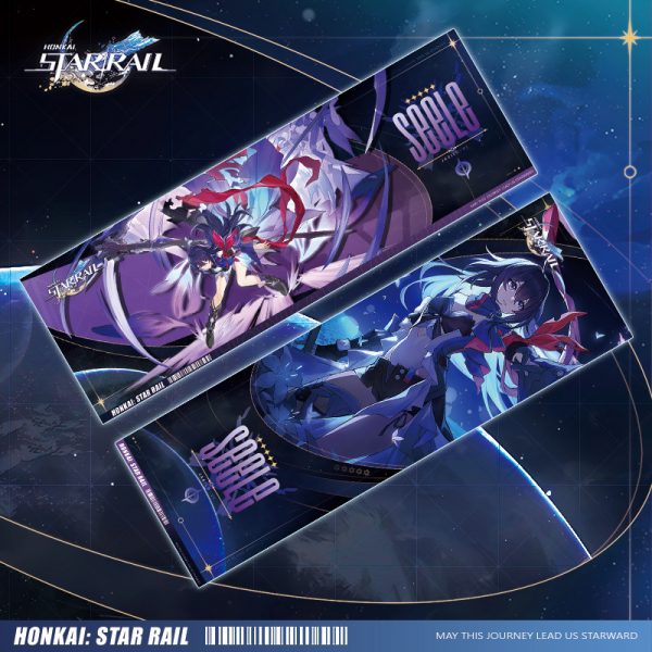 Закладки Голографические "Honkai Impact" Зеле