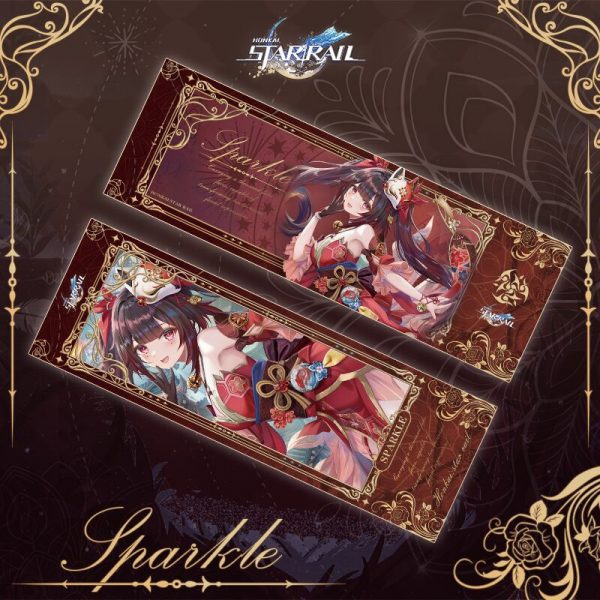Закладки Голографические "Honkai Impact" Искорка