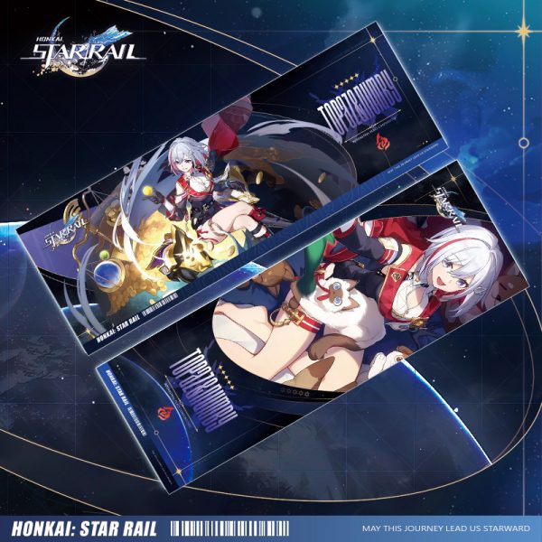 Закладки Голографические "Honkai Impact" Топаз