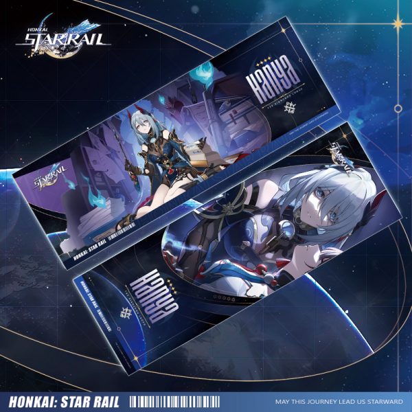 Закладки Голографические "Honkai Impact" Ханья