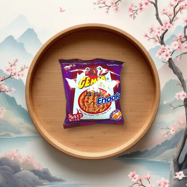 Чипсы в виде лапши GEMEZ Enaak со вкусом копченой говядины 14гр